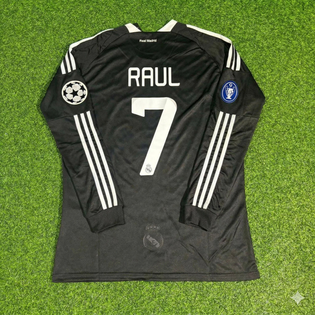 Raul Gonzalez #7 Real Madrid 2009 Auswärts Retro Trikot