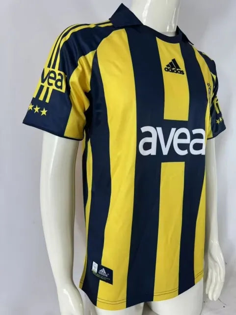 Fenerbahçe 2008-2009 weißes Retro-Trikot – | Trikot | Maillot Fußballtrikot