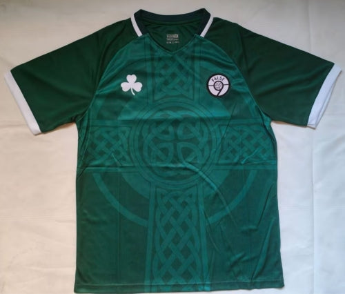 Irland Retro Grünes Fußballtrikot
