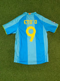 Samuel Eto'o Barcelona 2008 Away Blue Retro Jersey Kit Trikot Maillot Soccer Shirt
