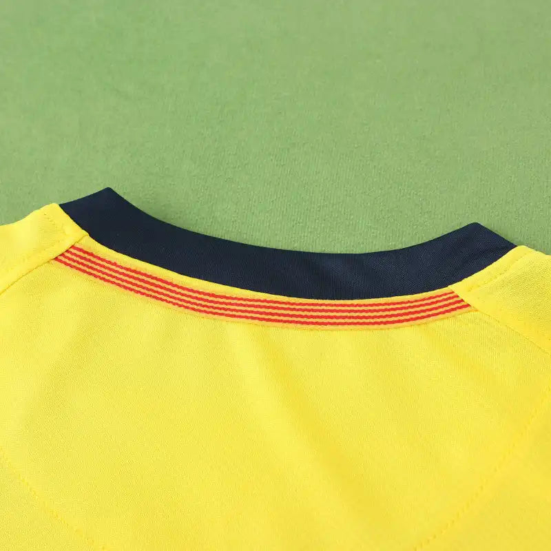 Lionel Messi FC Barcelona 08/09 Saison Gelb Auswärts Retro Trikot Fußballtrikot