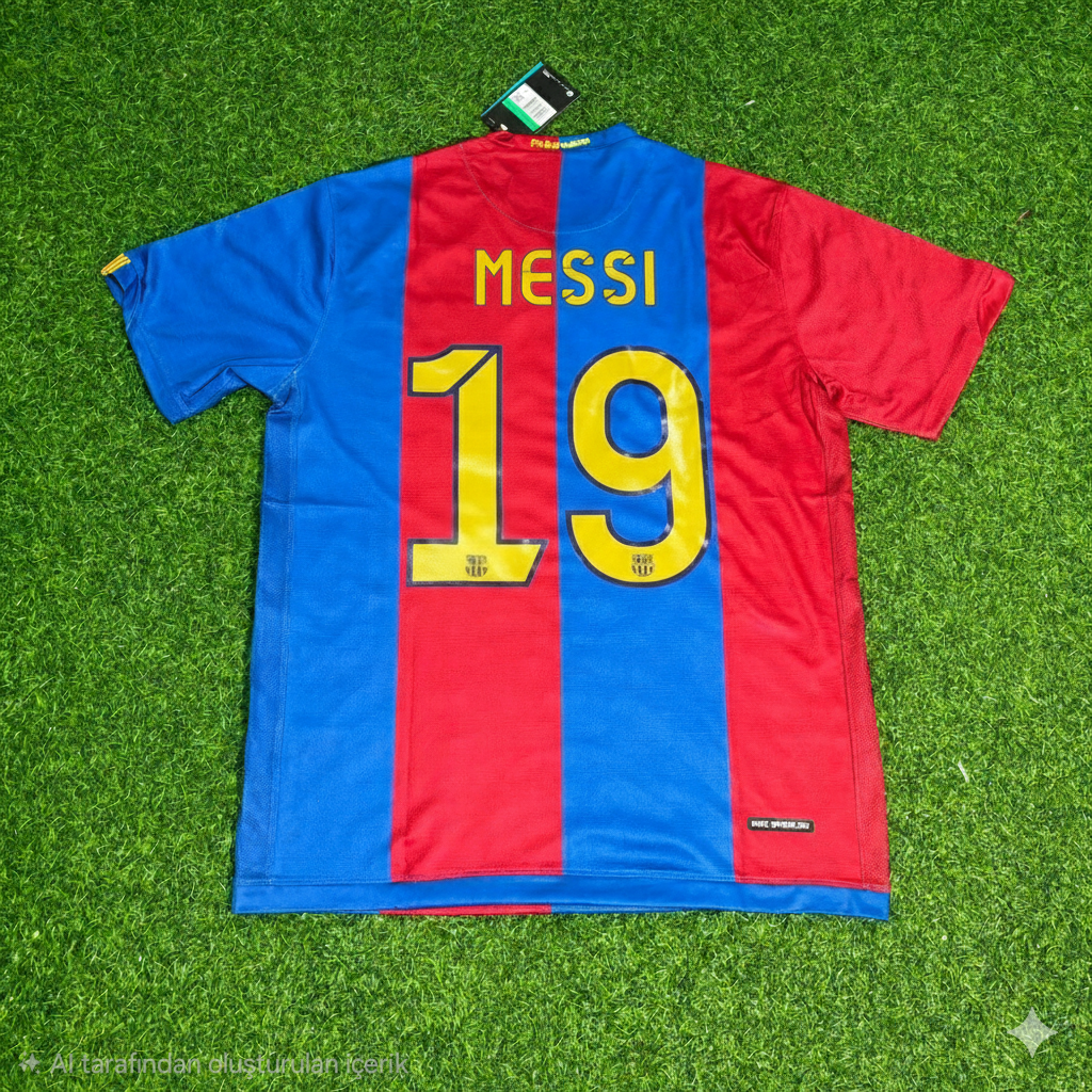 Lionel Messi Barcelona 2006/2007 Heim Retro Fußballtrikot