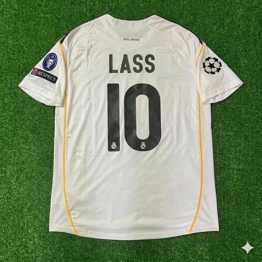 Lassana Diarra Real Madrid 2009 2010 Retro Trikot Fußballtrikot