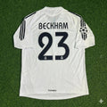 David Beckham Real Madrid 2005 2006 White Jersey Shirt Trikot Soccer Shirt