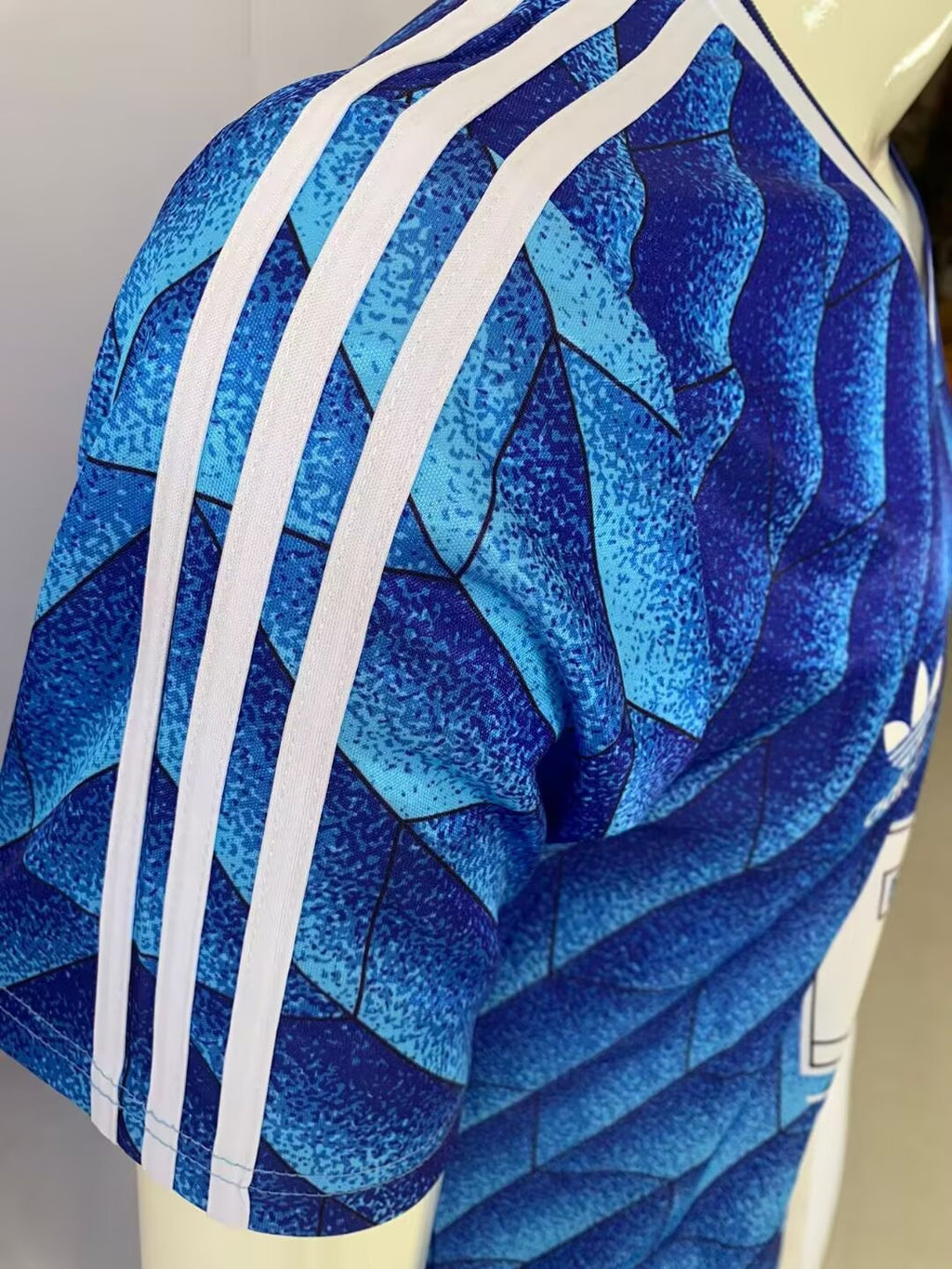 Schalke 04 – 1988/1999 Heim Retro Trikot Blau Fußballtrikot
