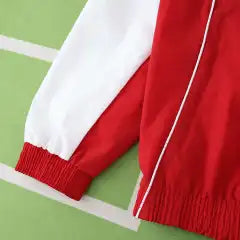 Arsenal 2025-26 Saison Rote Windjacke