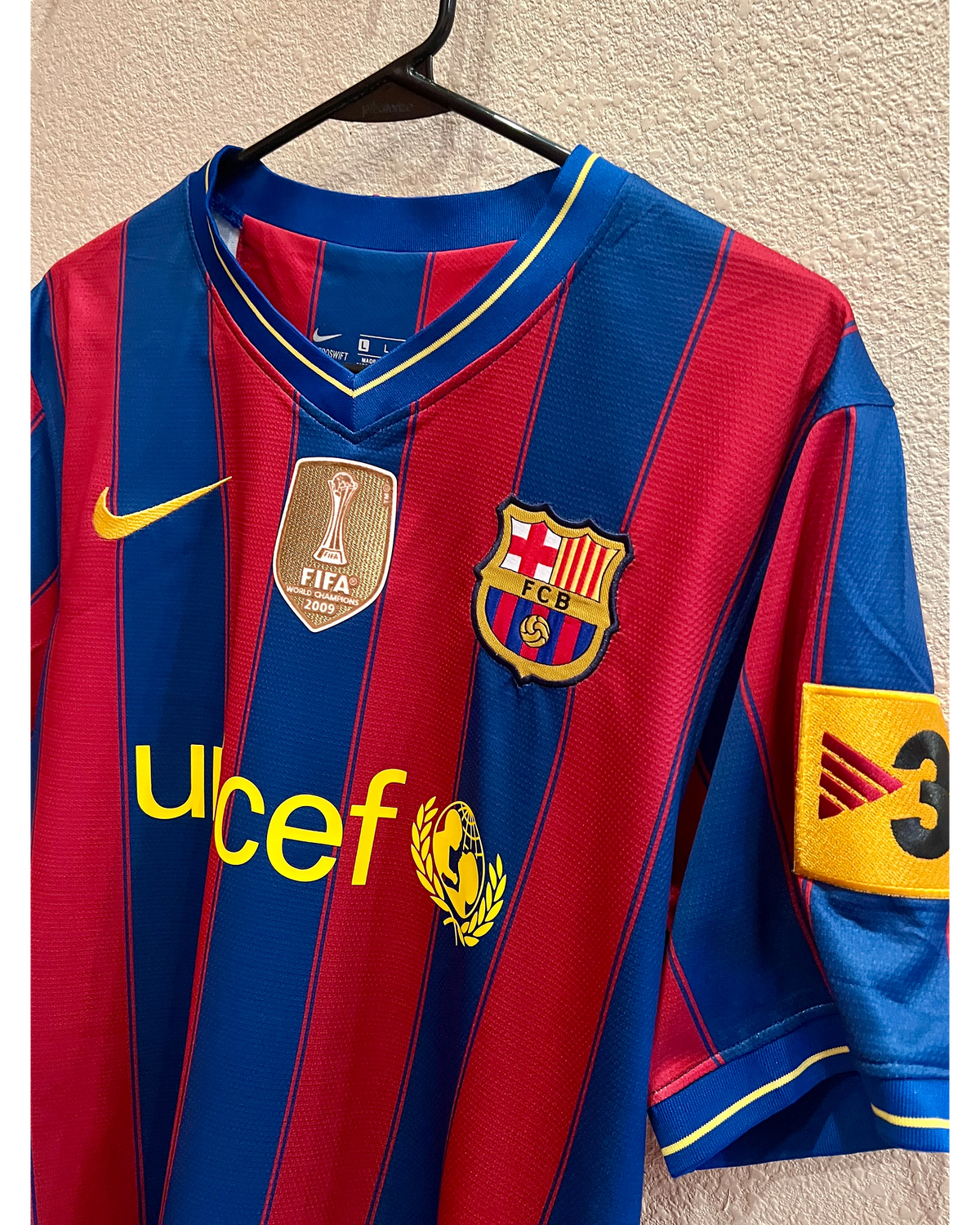 Lionel Messi Barcelona 2009-2010 Heim Retro Fußballtrikot