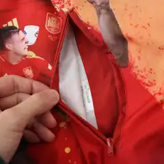 Spanien 2025-26 Wende-Fußball-Windjacke