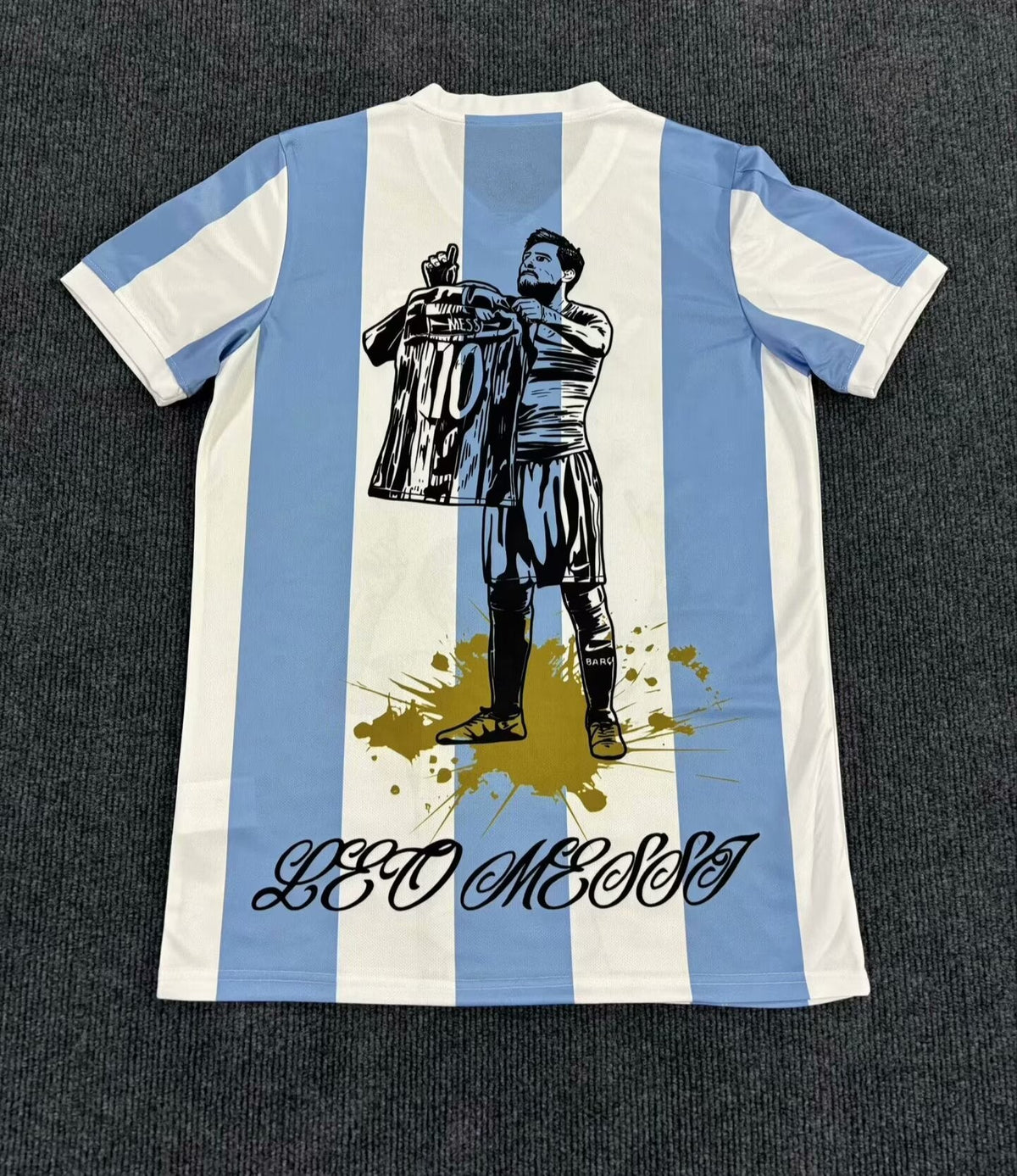 Lionel Messi GOAT Argentinien Champion Special Trikot Maillot Fußballtrikot