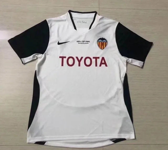 Mista #20 Valencia 2004 UEFA Final Retro Jersey Camiseta Soccer Shirt