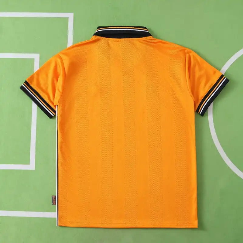 Valencia CF 1999 2000 Orange Retro Trikot Fußballtrikot