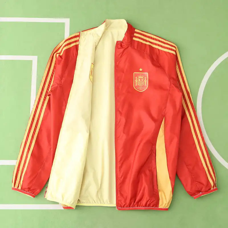 Spanien Neue Saison Fußball Windbreaker Windjacke