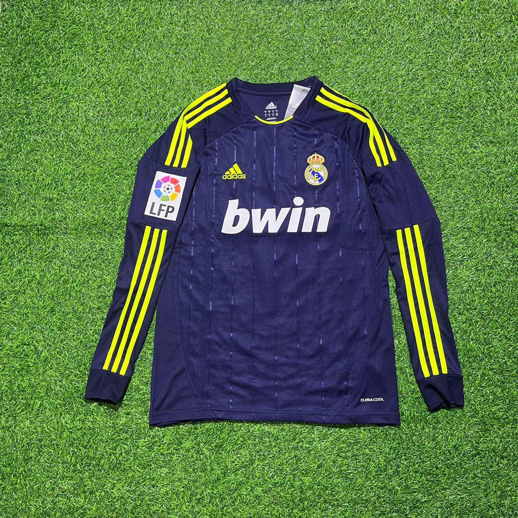 Raúl Albiol 18- Real Madrid 2012/2013 Auswärts Langarm Fußballtrikot