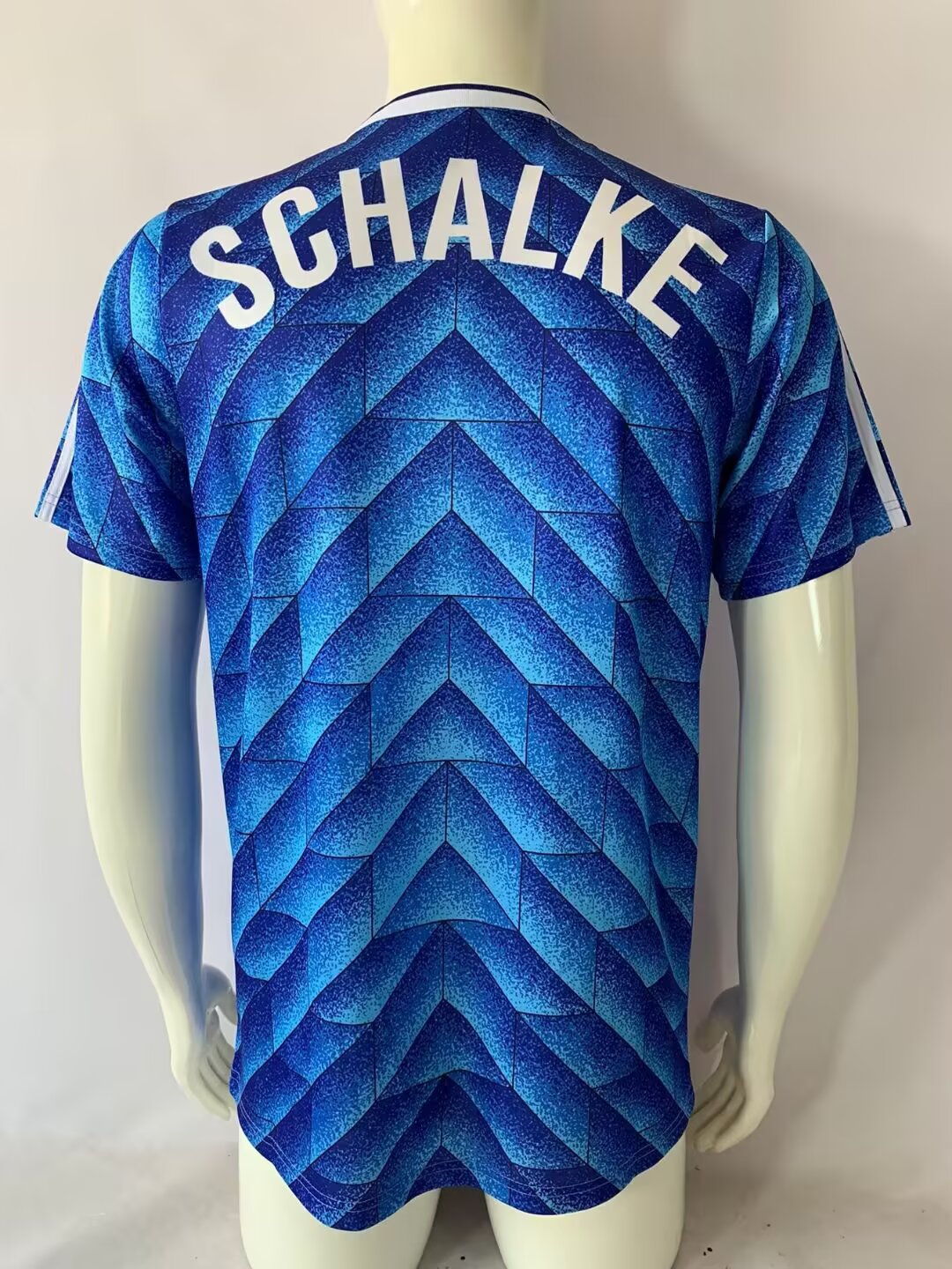 Schalke 04 – 1988/1999 Heim Retro Trikot Blau Fußballtrikot