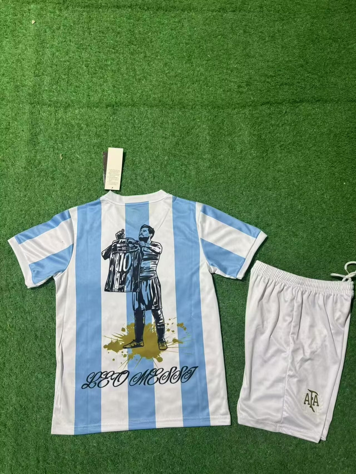 Lionel Messi GOAT Argentinien Champion Special Trikot Maillot Fußballtrikot