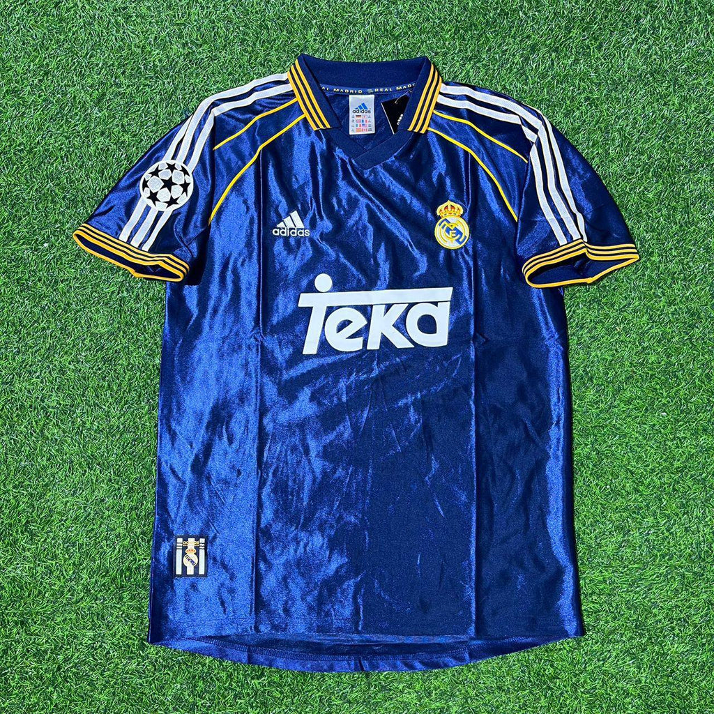 Fernando Redondo 6-  Real Madrid 1998-1999 Blue Retro Jersey Soccer Shirt