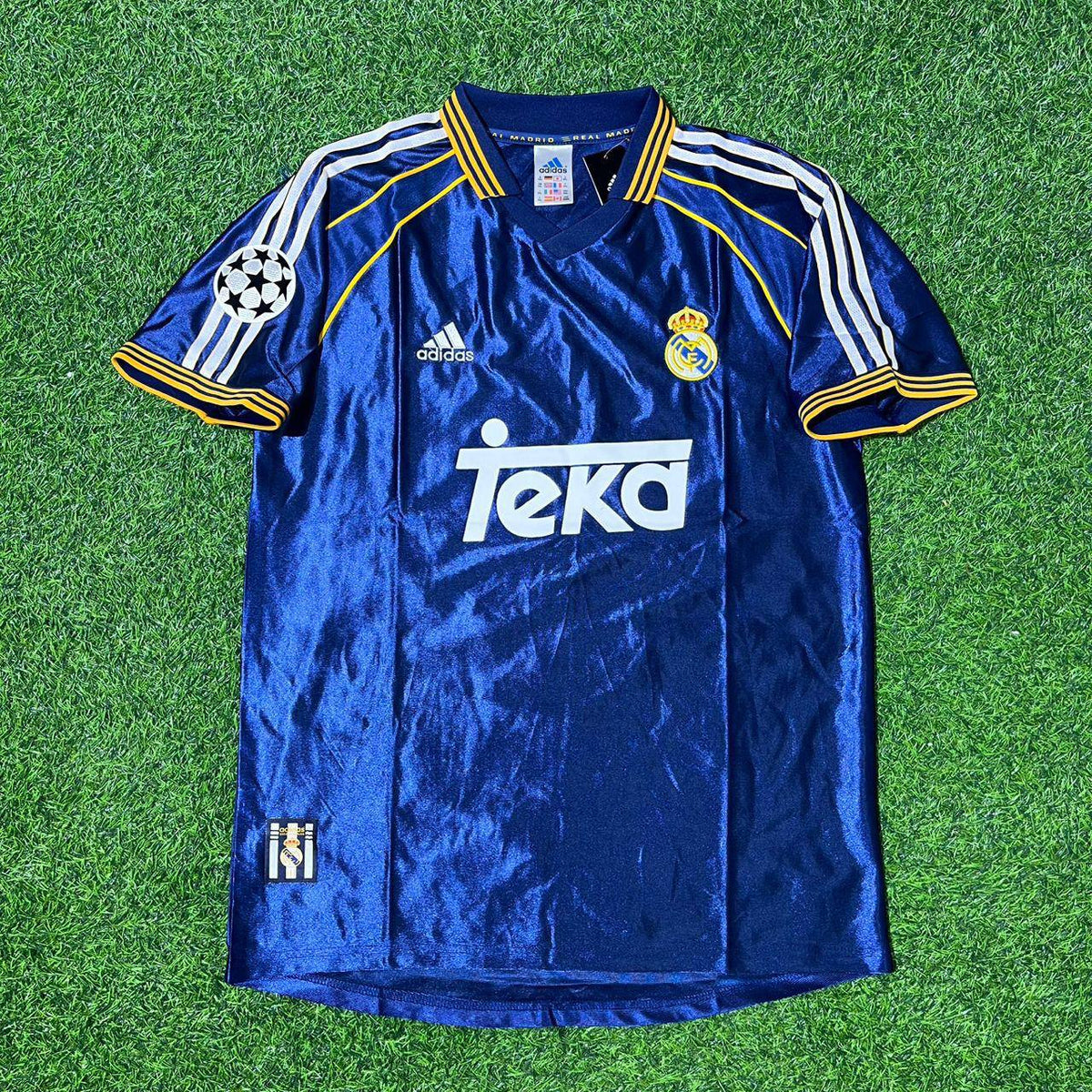 Clarence Seedorf 10- Real Madrid 1998-1999 Blaues Retro Trikot Fußballtrikot