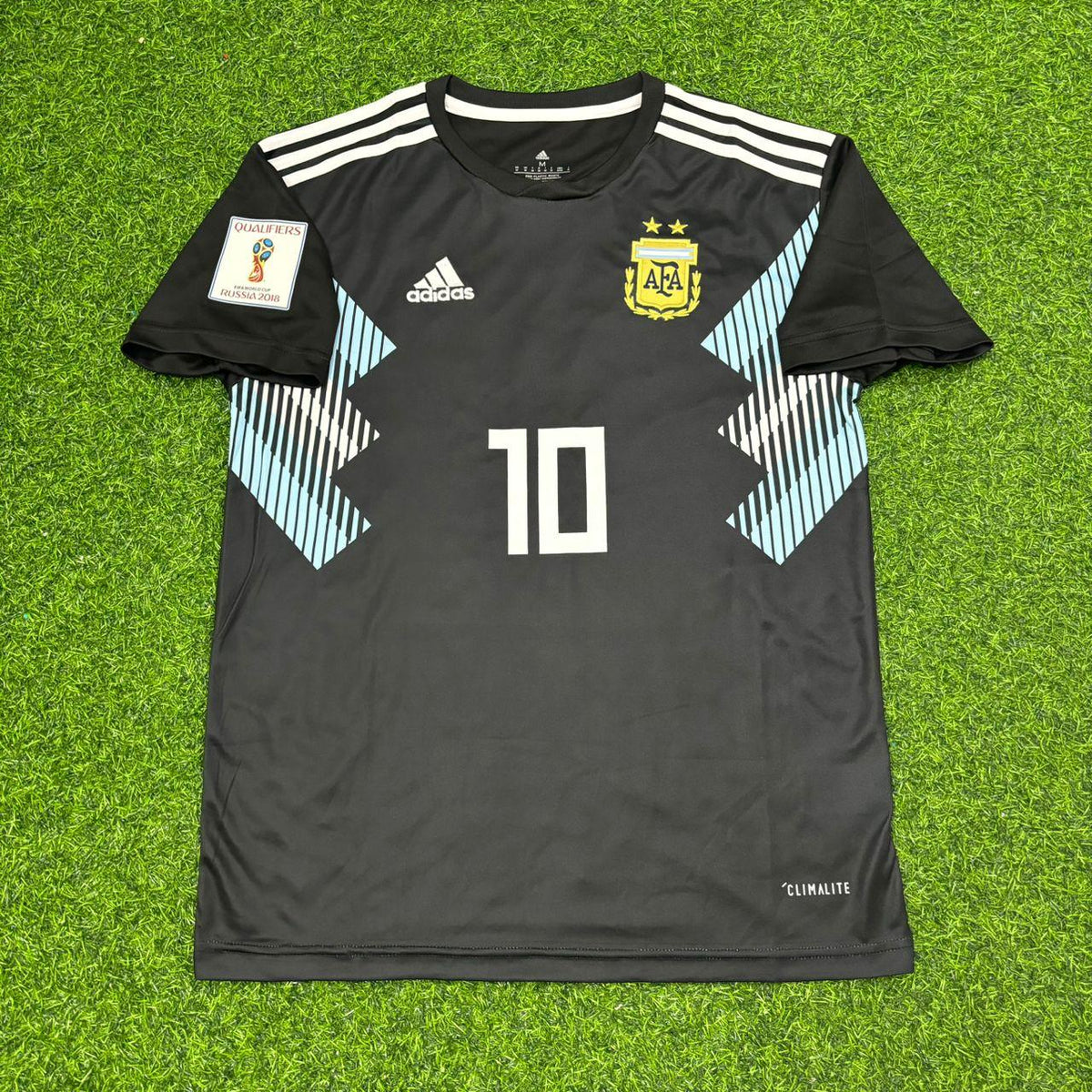 Diego Armando Maradona Argentinien Schwarzes Retro-Fußballtrikot