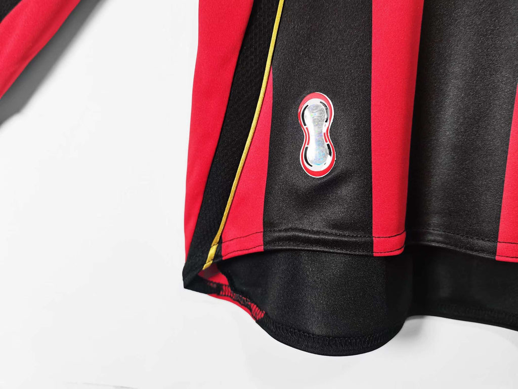 Kaka Leite Milan 2006 2007 Retro Langarm Trikot Fußballhemd