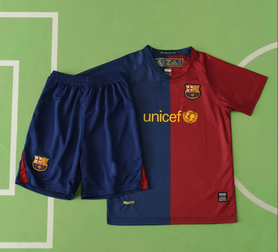 Lionel Messi Barcelona Champions League Finale Heim Kindertrikot Maillot Enfant Kindertrui (Alter 3-13) Fußballtrikot