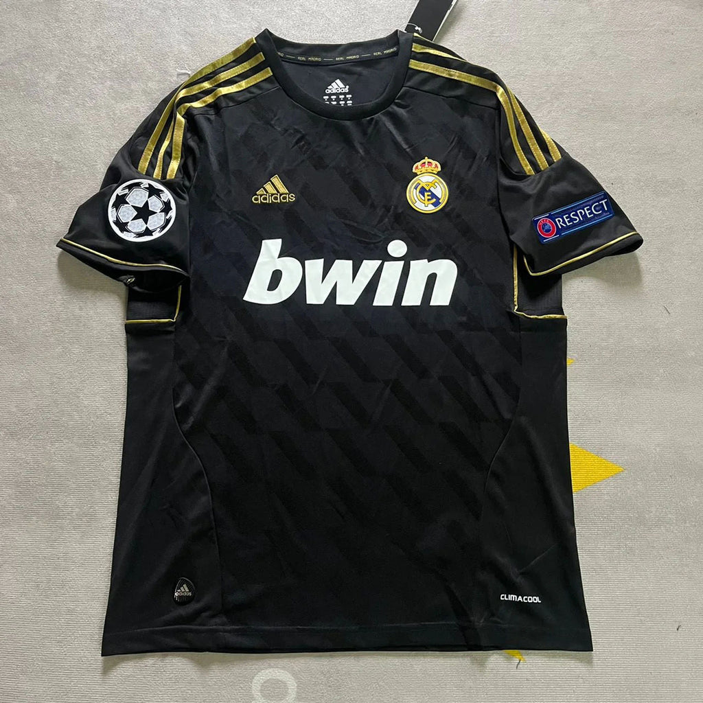 Pepe 3-  Real  Madrid 2011-2012  Champions League Retro Jersey Soccer Shirt