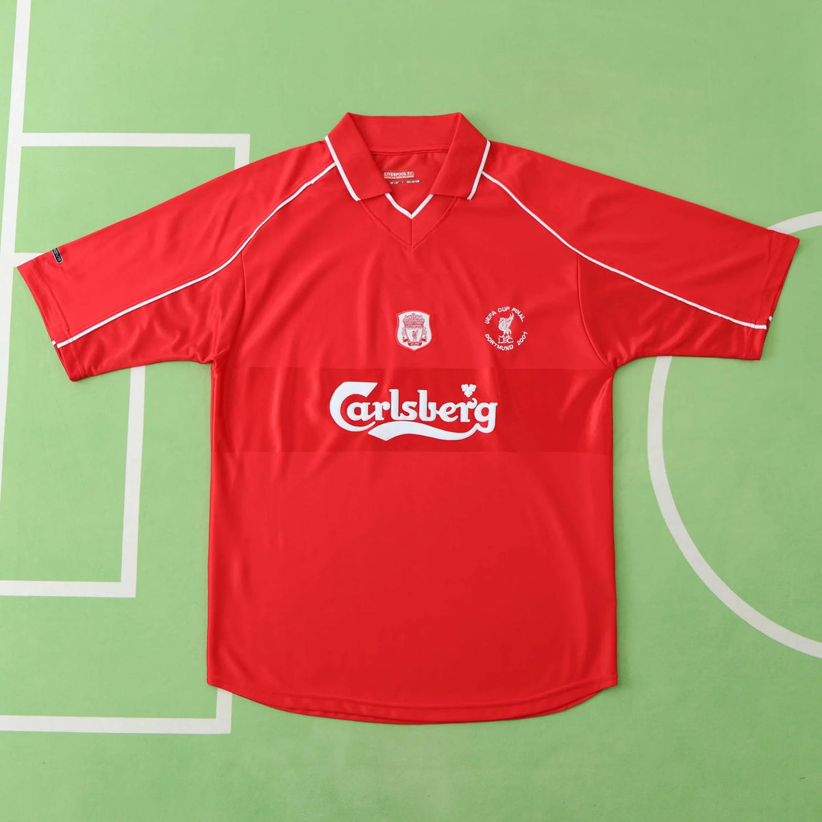 Liverpool 2001 Retro Auswärtstrikot Weiß