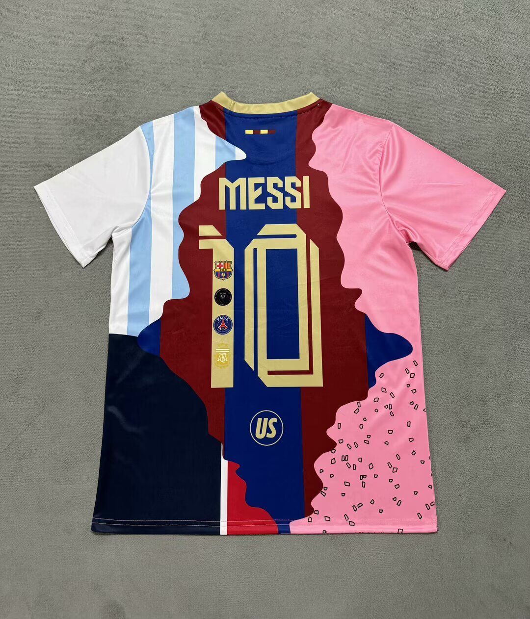 Lionel Messi Barcelona + Argentinien Legende Sondertrikot Fußballshirt