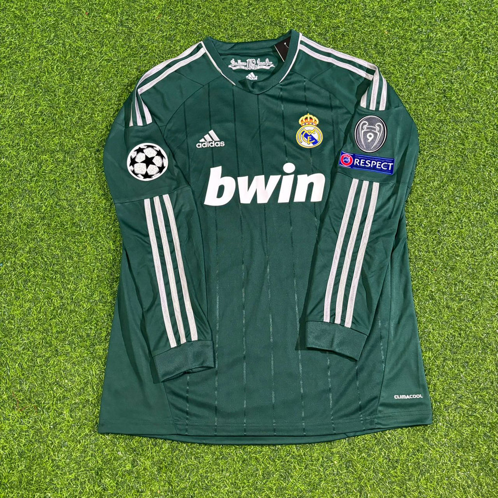 Angel Di Maria 22- Real Madrid 2012-2013 Green Long Sleeve Jersey Soccer Shirt