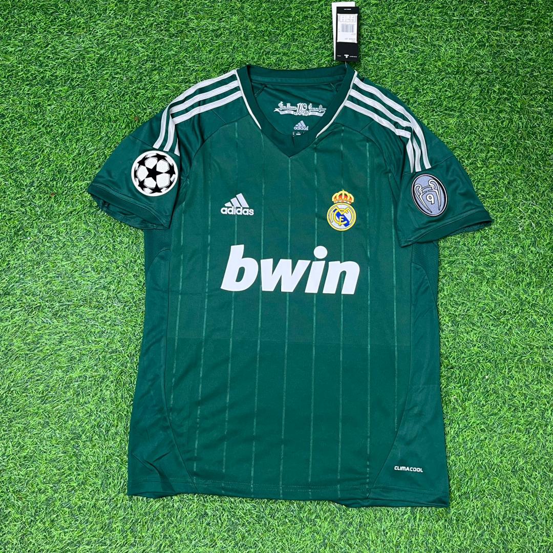 Angel Di Maria #22 Real Madrid 2012-2013 Champions League Grünes Trikot Fußballtrikot