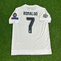 Cristiano Ronaldo 7 Real Madrid 2016 Champions League Finale Fußballtrikot-Set