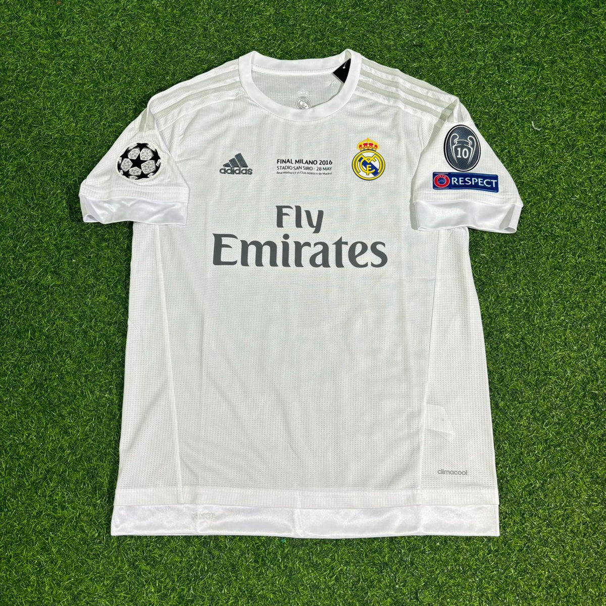 Isco Real Madrid 2016 Champions League Final Football Jersey Kit