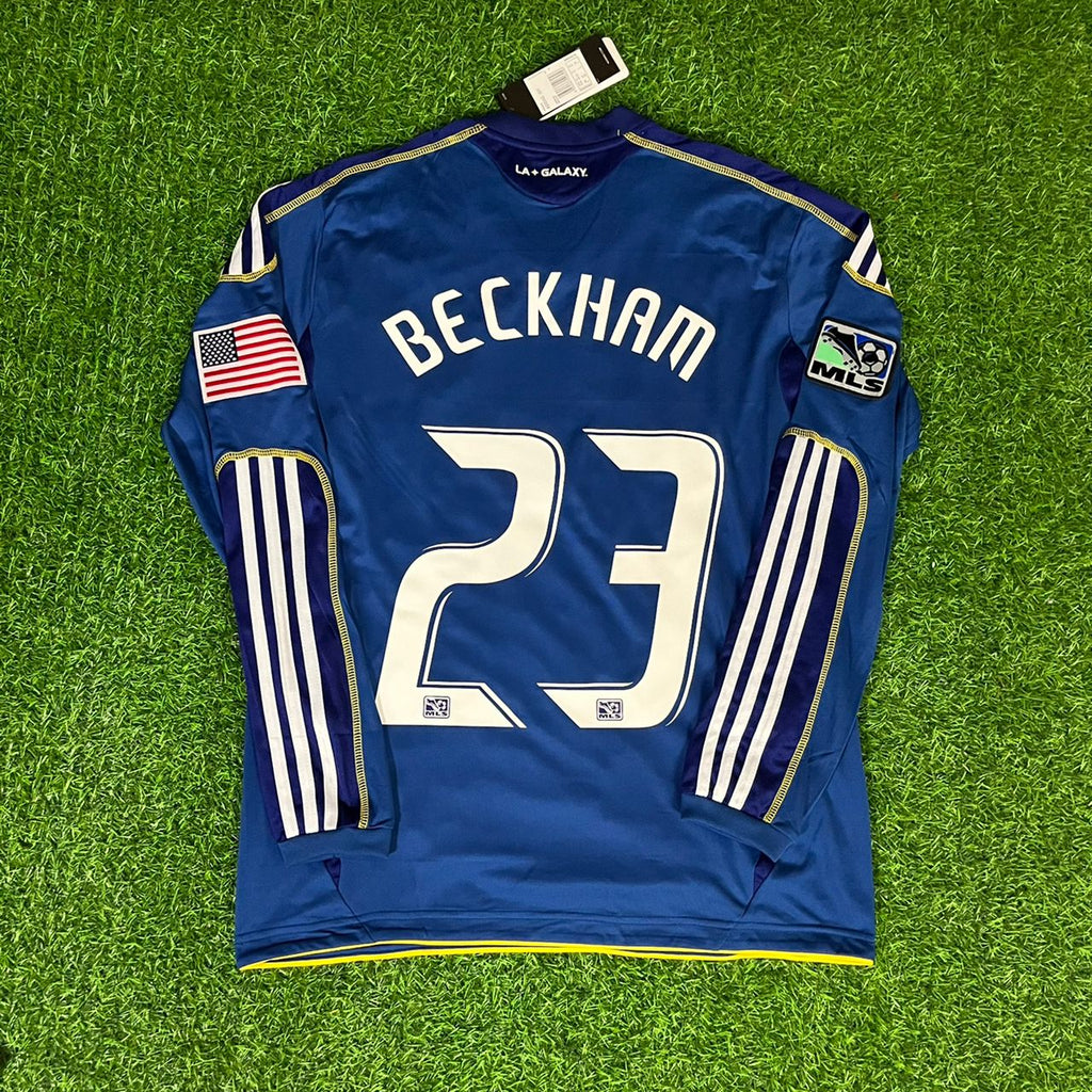 David Beckham 23 - LA Galaxy 2011/12 MLS Retro Trikot Fußballtrikot