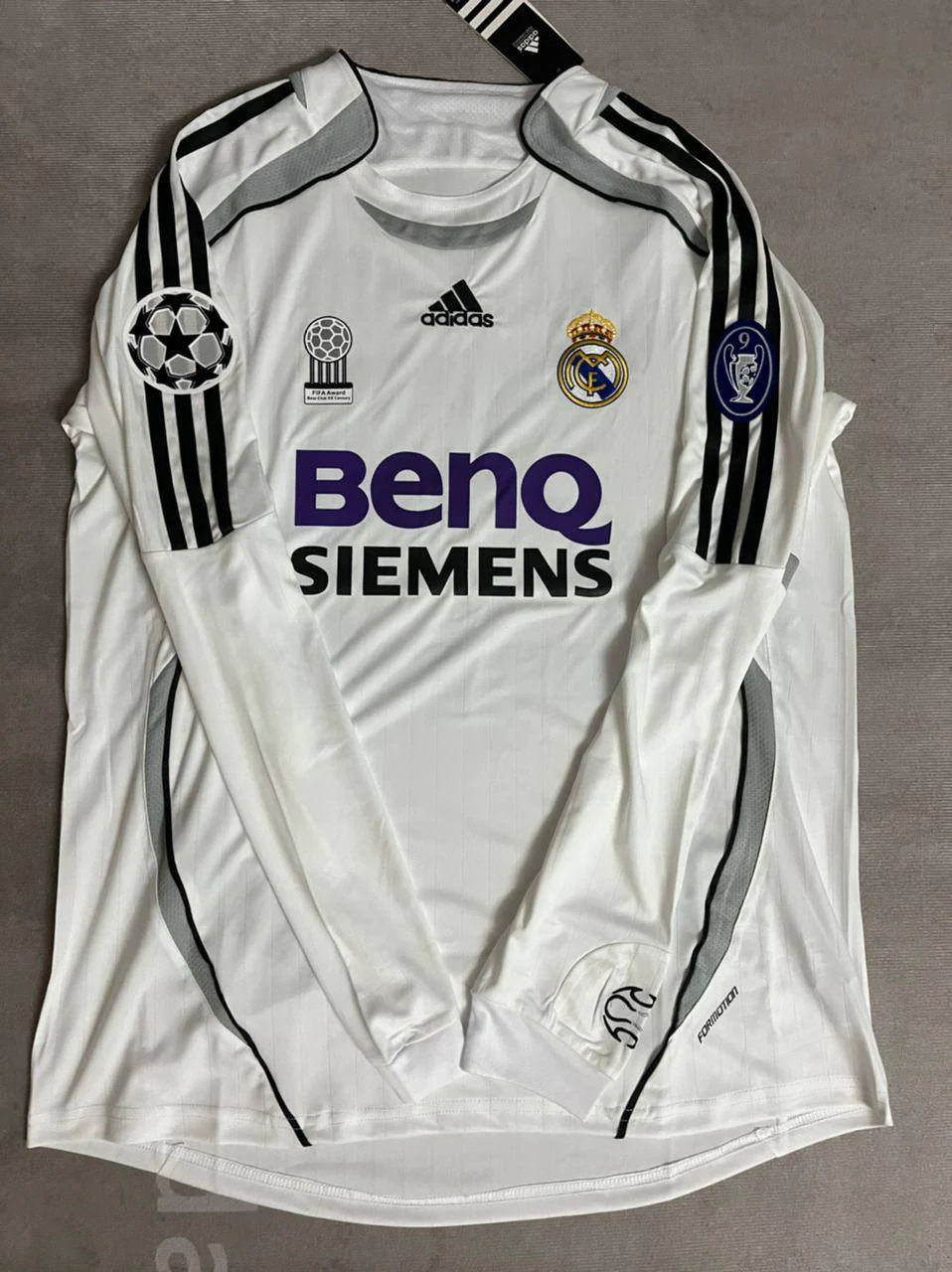 Pepe 3 - Real Madrid 2006-2007 Trikot (weiß-schwarz) Fußballtrikot