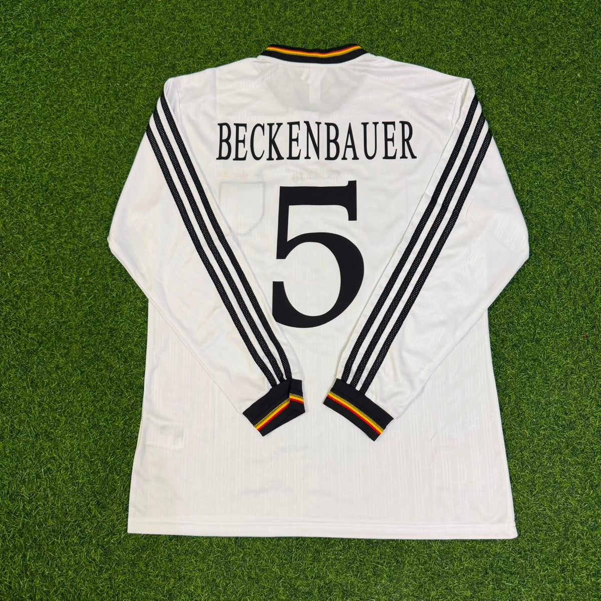 Franz Beckenbauer #5 Deutschland Langarm Retro-Fußballtrikot-Set