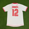 Frédéric Kanouté Sevilla Gedenk-Heimtrikot Retro-Fußballtrikot-Set Rot