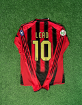 Rafael Leao 10 – Milan 2003/2004 Rot & Schwarz Heim Retro Trikot