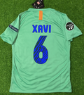 Xavi 6 - Barcelona 2011/2012 Blau Rot Heim Retro Trikot