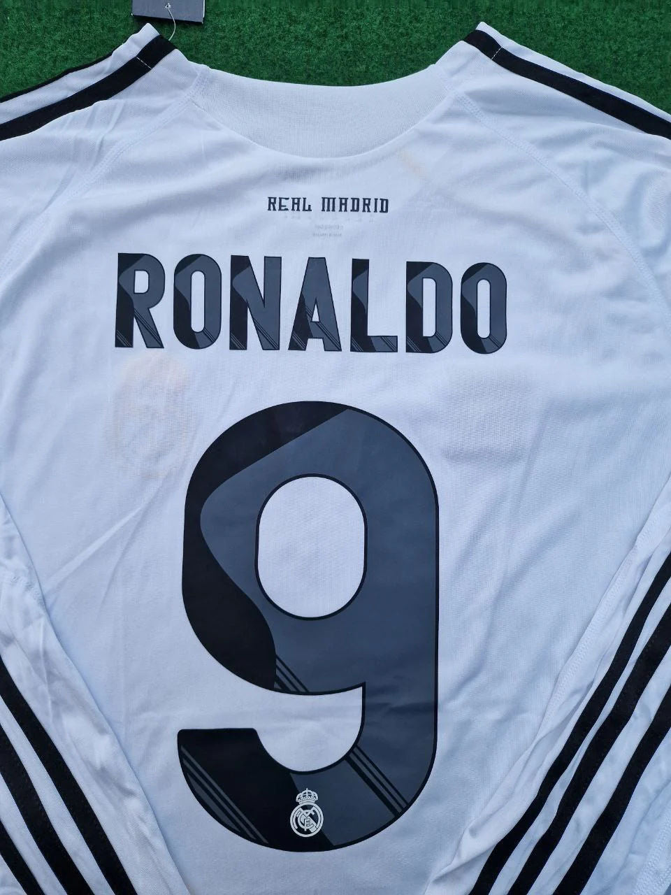 Cristiano Ronaldo CR7 Real Madrid 2009 2010 Debüt Erstes Jahr Trikot Nummer 9 Fußballtrikot
