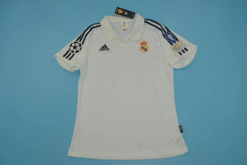 Zinadine Zidane Real Madrid 2002 Ucl Finale Heim Retro Trikot