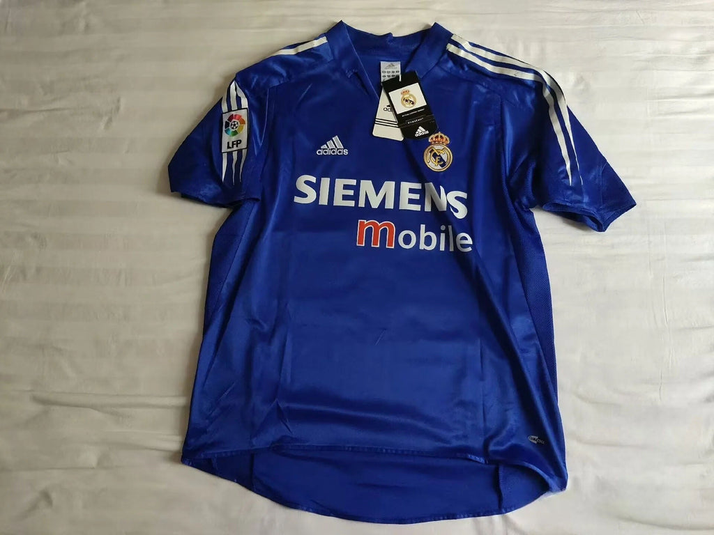 Ronaldo Nazario #9 Real Madrid 2004-2005 Away Dark Blue Retro Jersey
