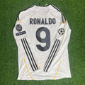 Cristiano Ronaldo CR7 Real Madrid 2009 2010 Debüt Erstes Jahr Trikot Nummer 9 Fußballtrikot