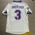Roberto Carlos Real 1998-1999 Saison Retro Vintage Trikot Fußballshirt