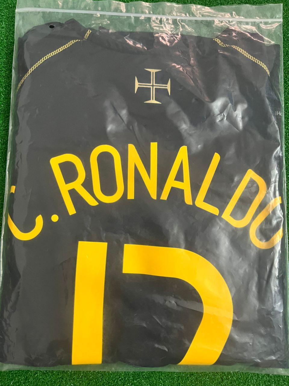 Cristiano Ronaldo #cr7 - Portugal WM 2006 Schwarzes Trikot