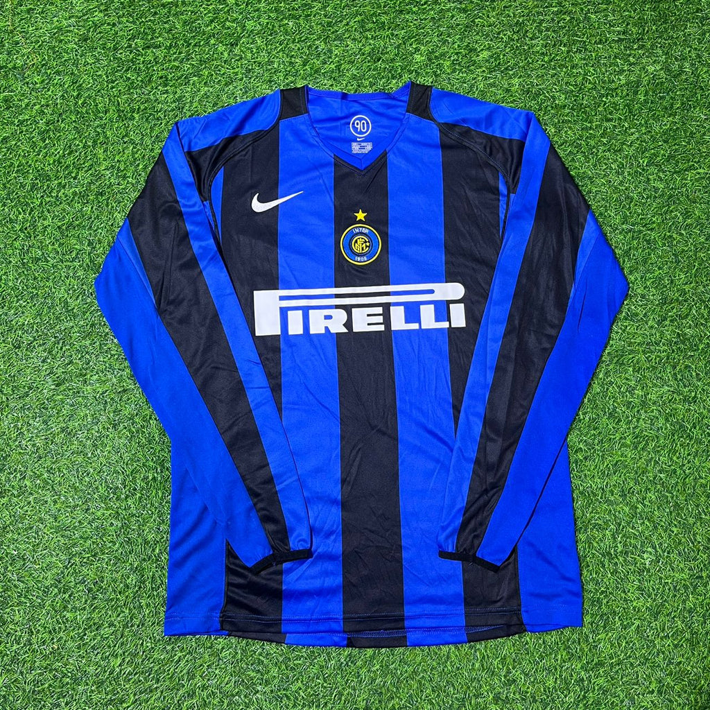 Marco Materazzi Inter Mailand 2004-05 Retro-Fußballtrikot-Set