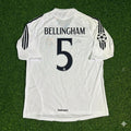 Jude Bellingham Real Madrid White Retro Jersey Soccer Shirt Trikot