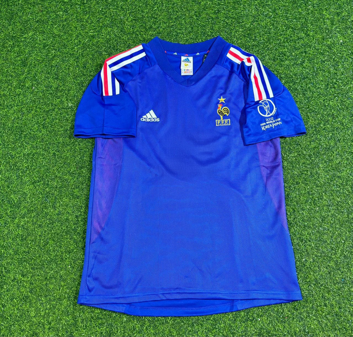 Zinédine Zidane #10 France 2002 World Cup Retro Football Jersey