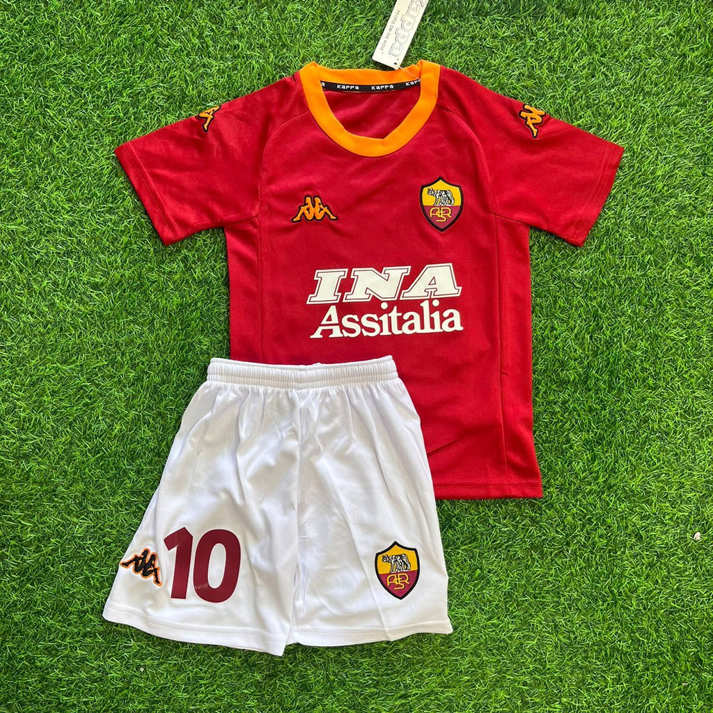 Francesco Totti Heimtrikot 2002-03 Kinder-Set