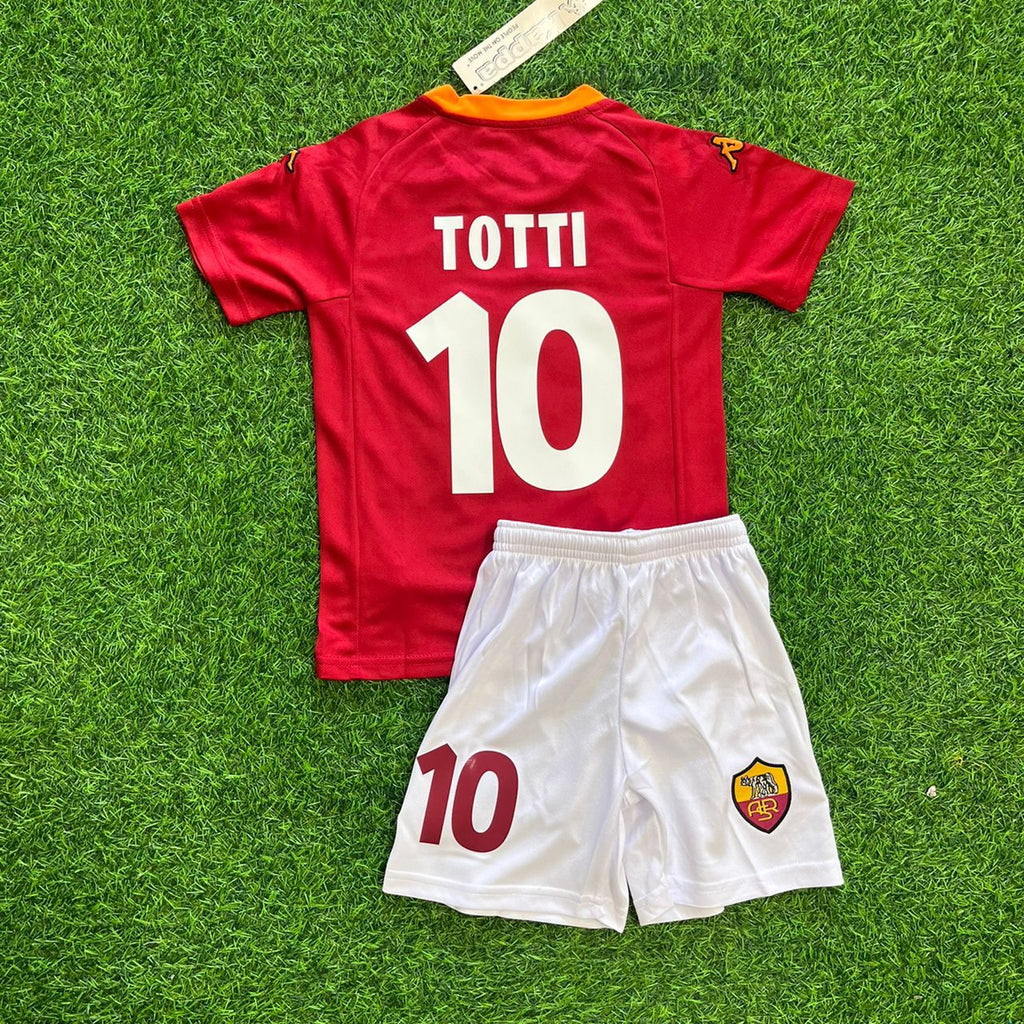 Francesco Totti Heimtrikot 2002-03 Kinder-Set