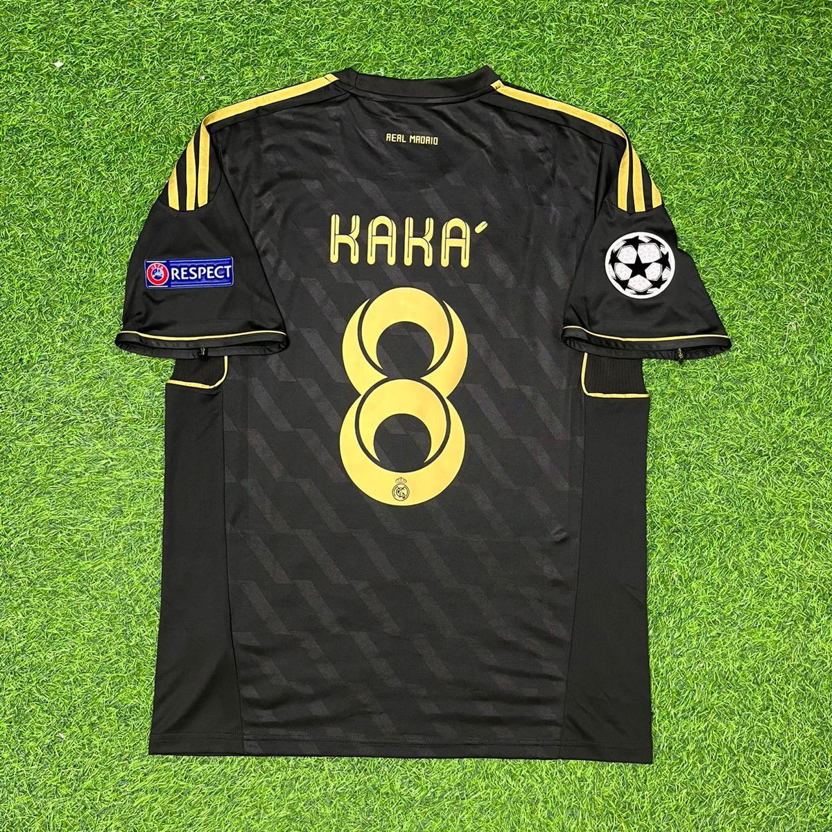 Kaka Leite 2011/12 Champions League Schwarz Kurzarm Trikot Fußball