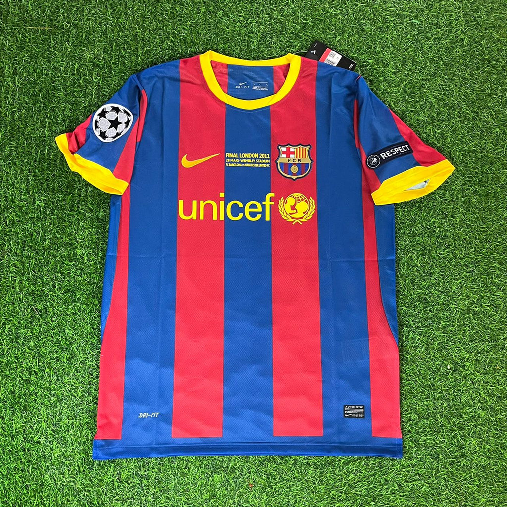 Lionel Messi 10 – Barcelona 2011 London Finale Trikot Fußball Trikot